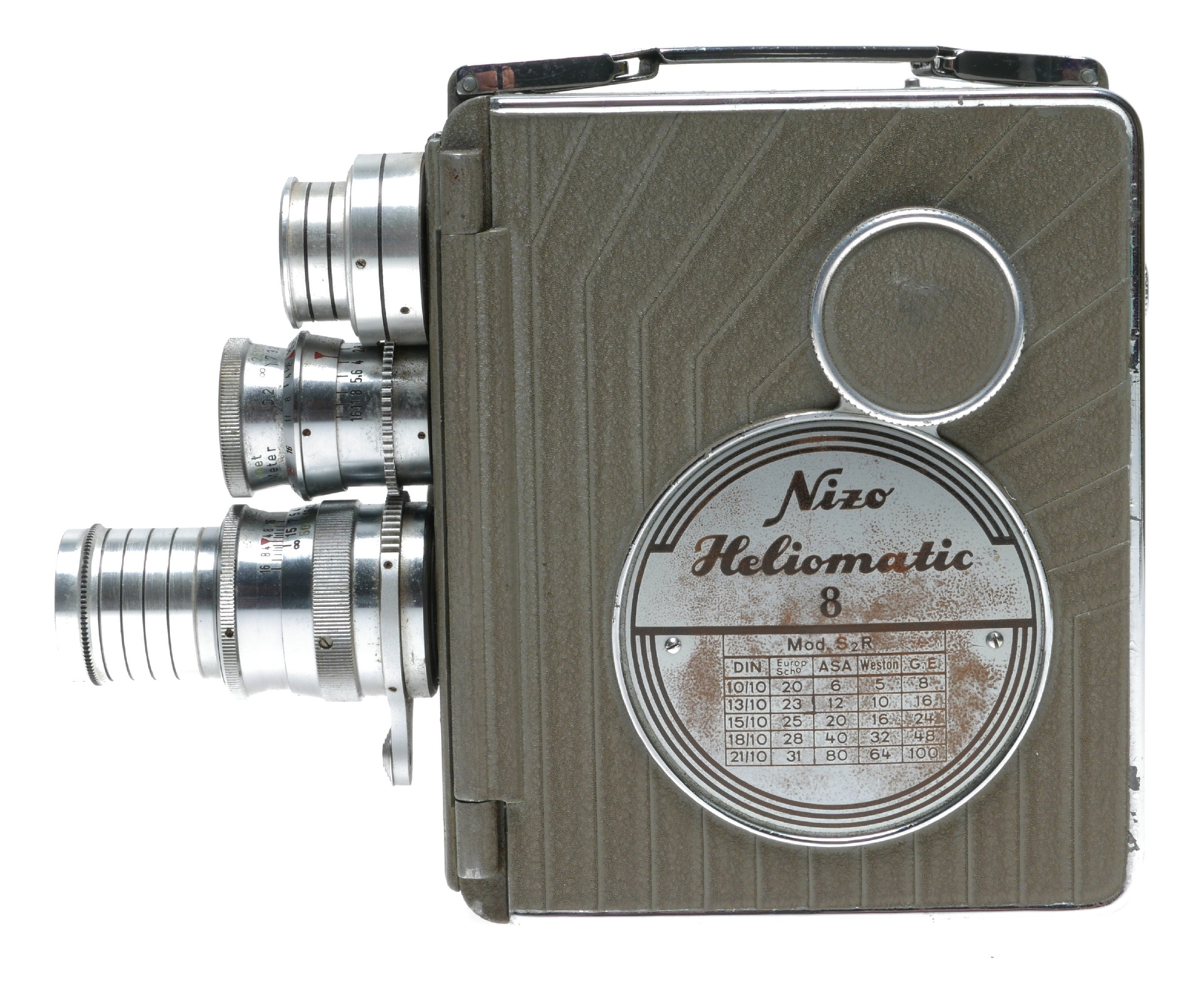 Nizo Heliomatic Double 8 Mod.S2R Cine Camera Titler Exposomat