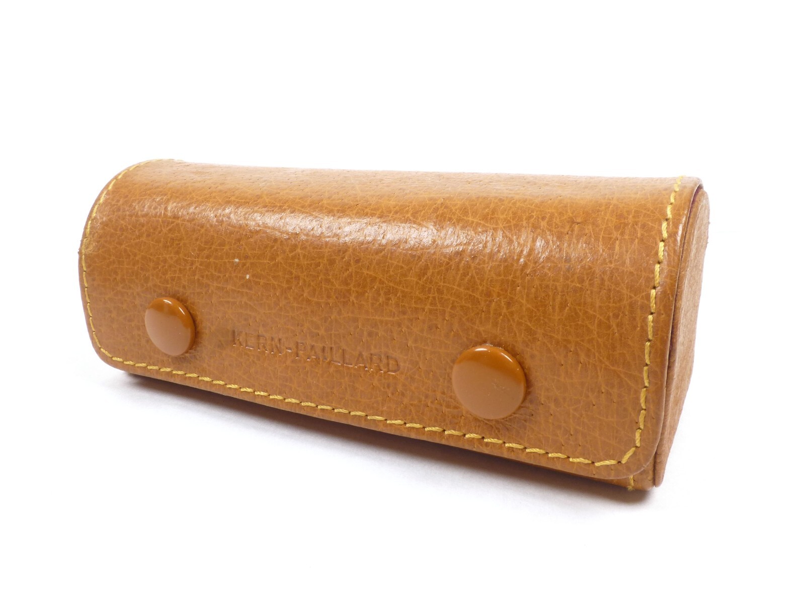 Kern Paillard Bolex Leather Lens Case 4.75″ x 1.75″ x 1.75″