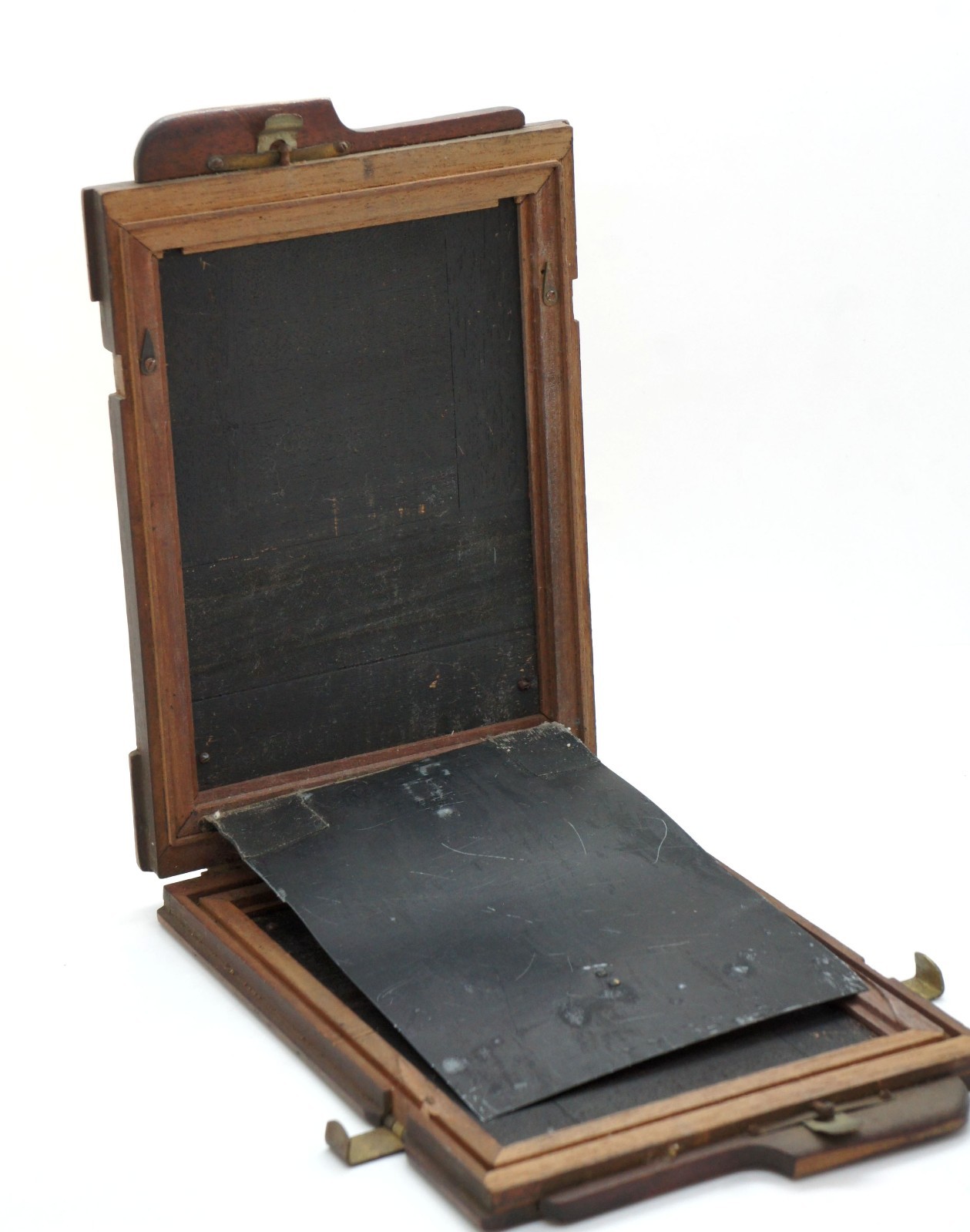 Vintage Wooden Mahogany Film Plate Holder for Large Format 4.5×6.5 ” Cameras