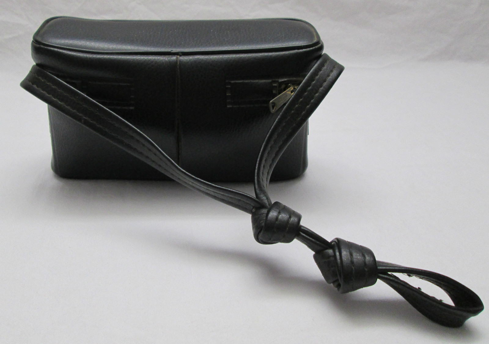 Vintage Kodak Black Camera Flash Lens Accessory Zippered Storage Carry Bag Case