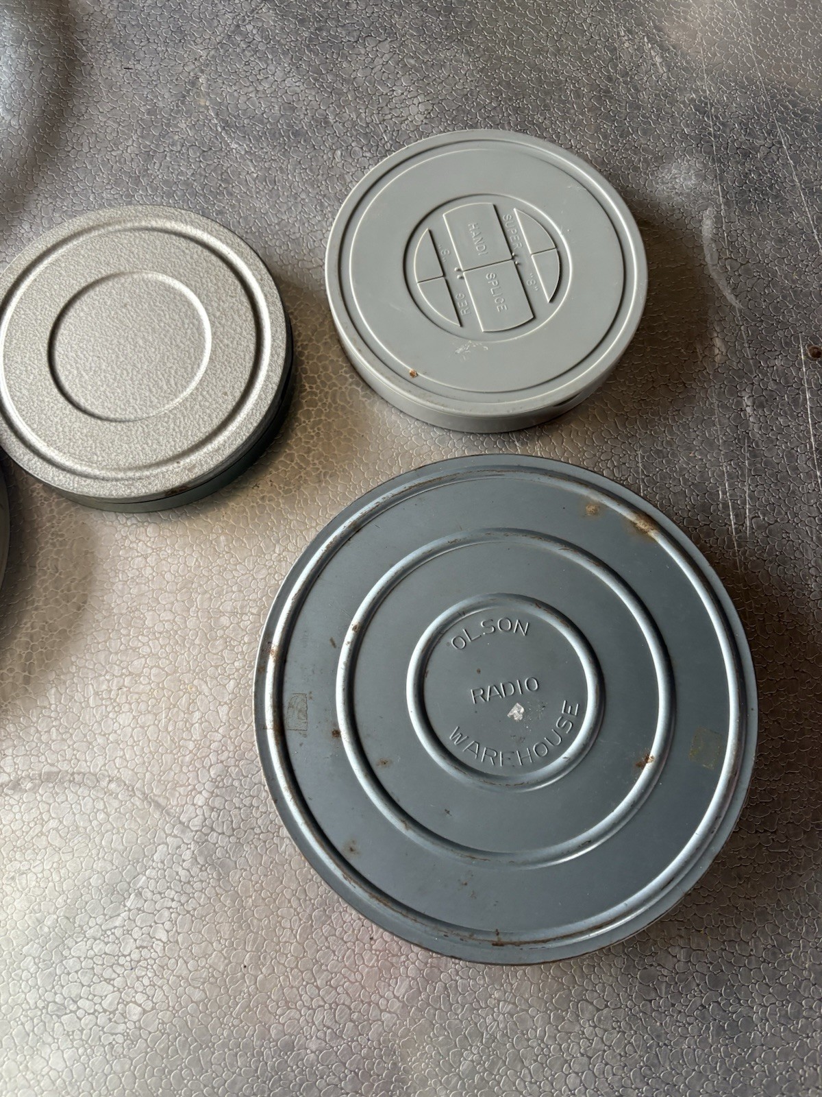Vintage Reel Film Canister LOT of 7 Eastern Kodak Co. Bell Howell Super 8