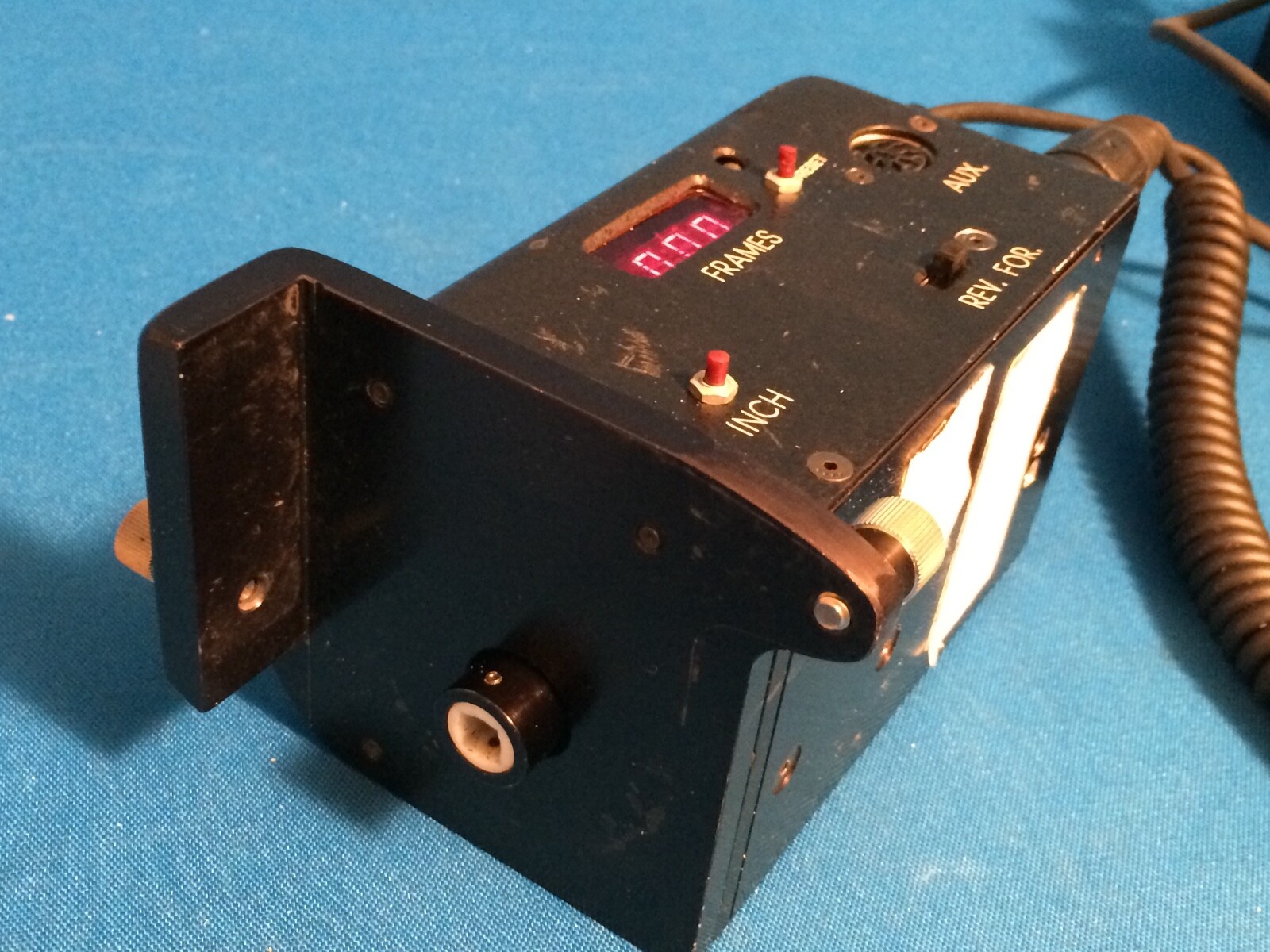 NORRIS TIME-LAPSE INTERVALOMETER-CONTROLLER/MOTOR for 35mm MITCHELL MOVIE-CAMERA