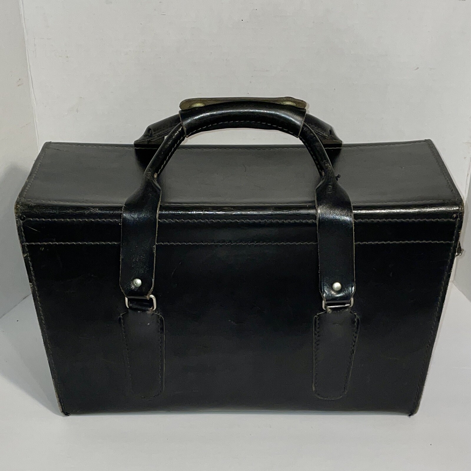 Vintage Coast Photographers Camera Bag Top Grain Cowhide Black Leather USA Made