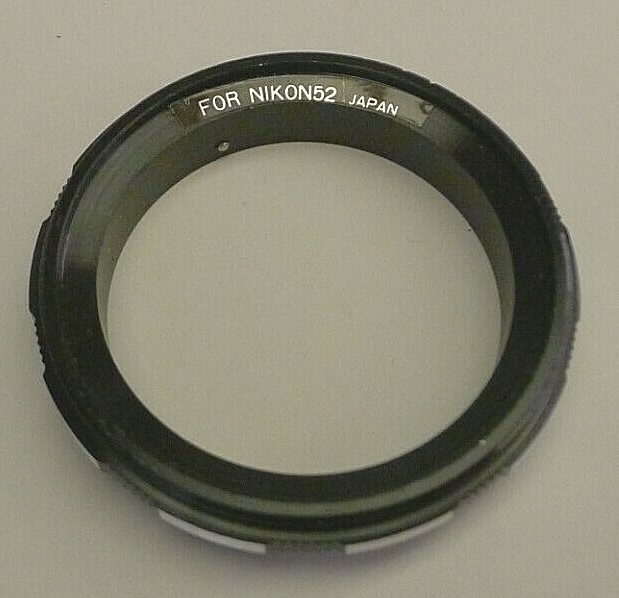 52mm NIKON BAYONET MOUNT Lens Adapter Ring F – Made in Japan