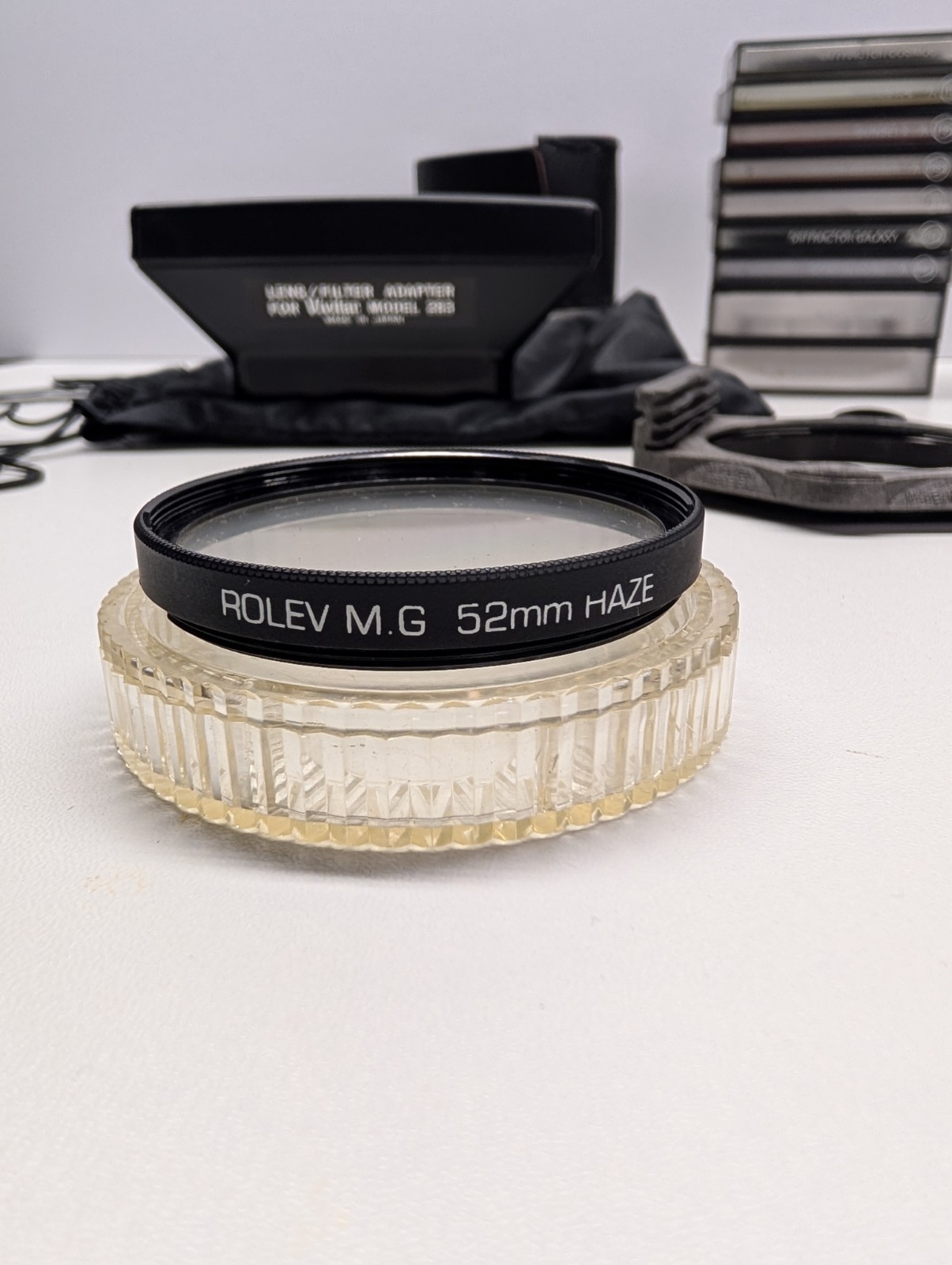 Vintage Photography Lot-13 Cokin Filters, HOYA 55mm FL-Day, ROLEV M G 52mm Haze