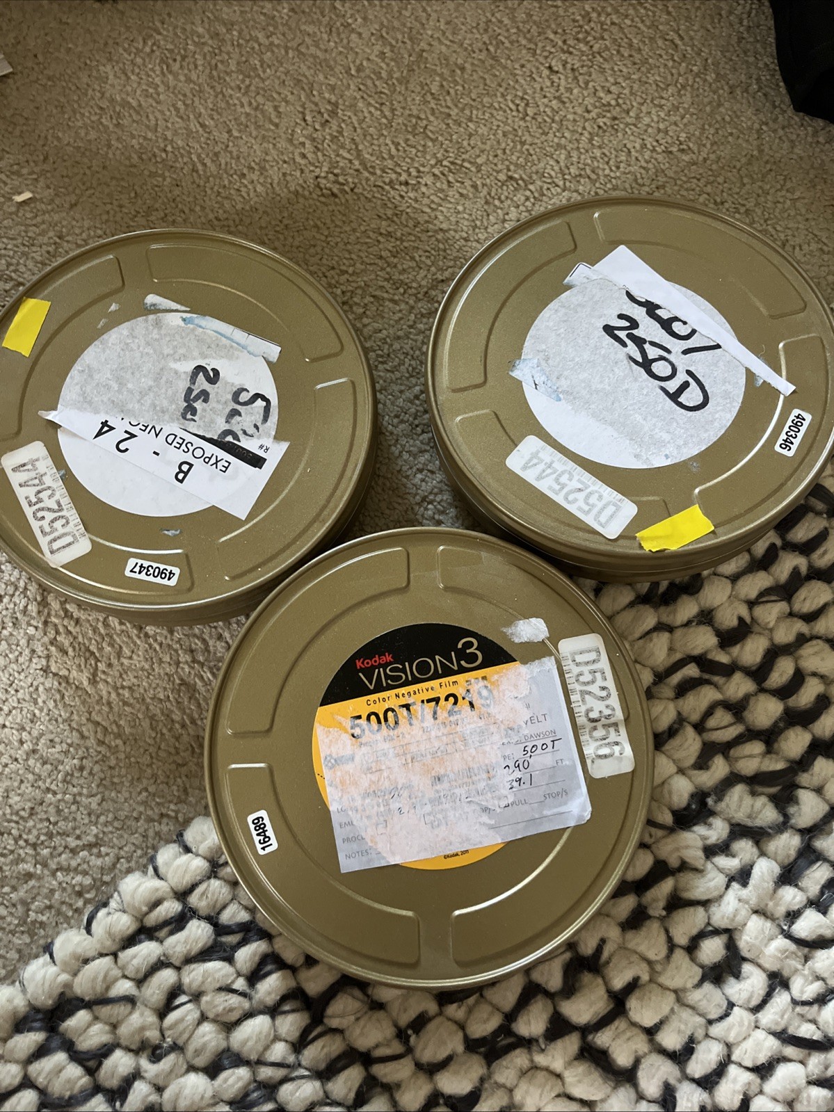 Kodak Color Negative 35mm Film Canisters **EMPTY**