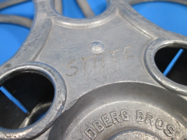 Vintage GOLDBERG BROS 15in Aluminum Film Reel – 4-Hole ~Denver, Colorado USA~