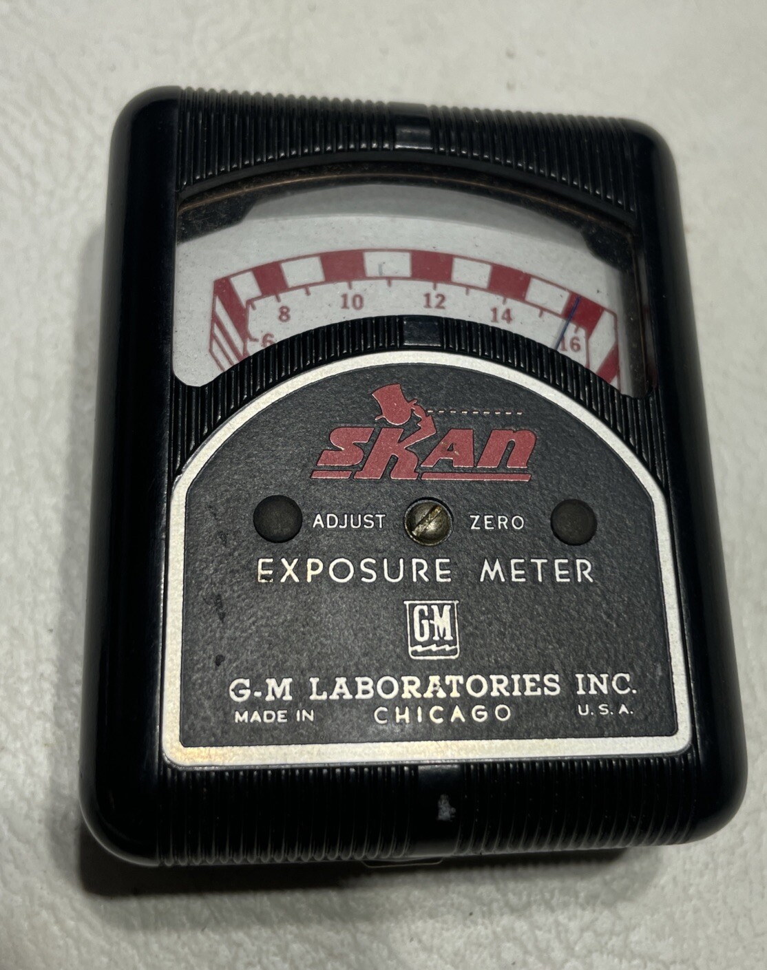 Skan Exposure Meter G-M Laboratories Inc. Chicago Illinois Vintage With Case