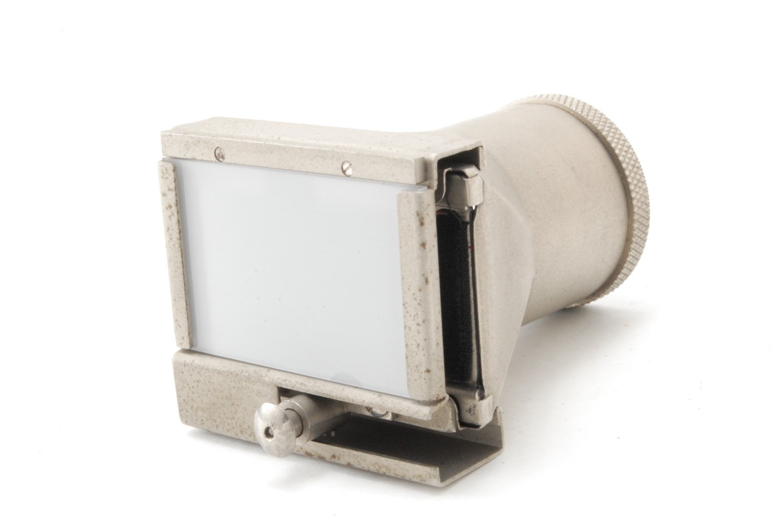 [NEAR MINT w/Box] Leitz Leica Natra Negative Slide Film Viewer Nickel from Japan