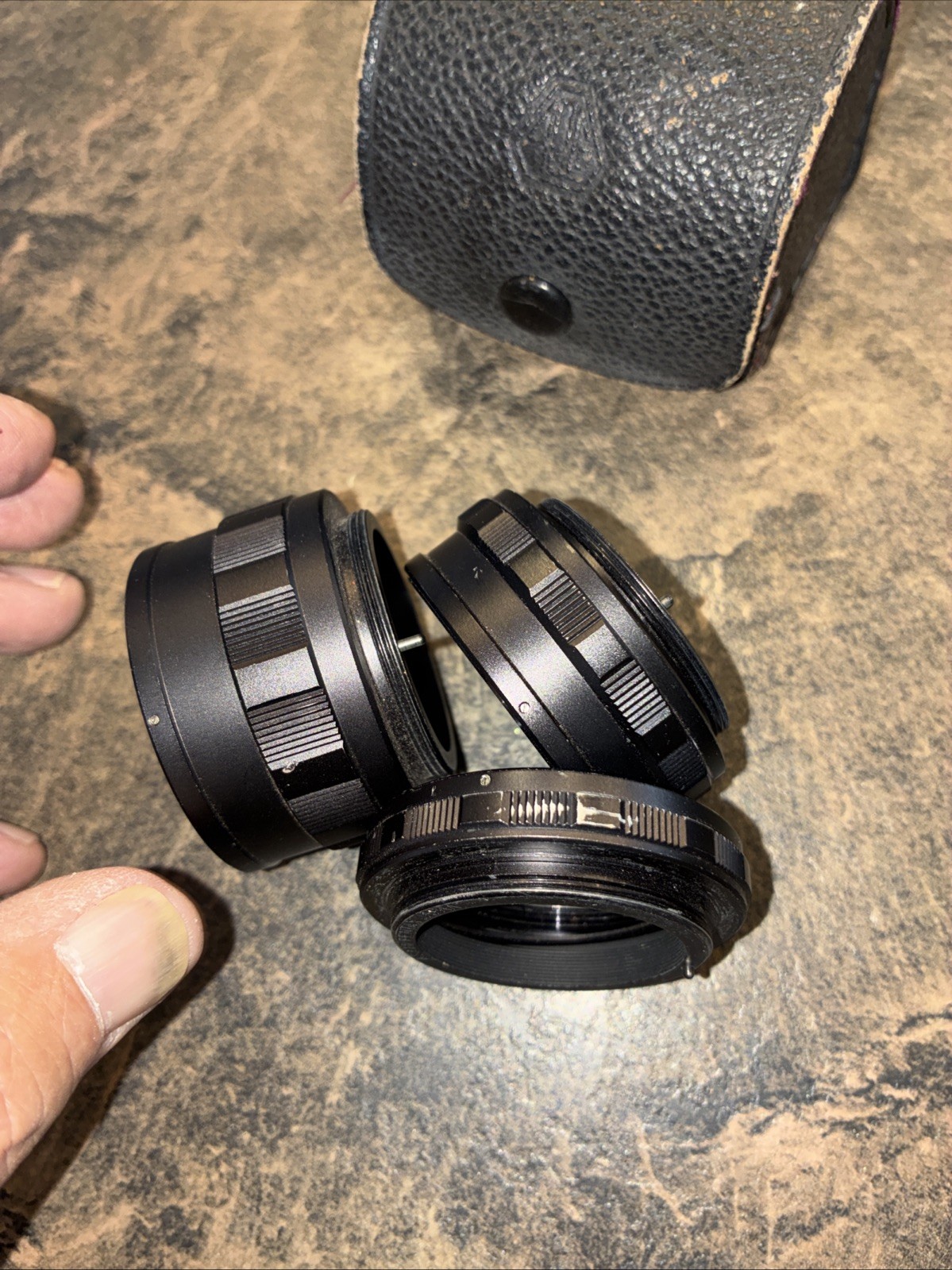 PENTAX ASAHI S3 EXTENSION TUBE RING SET No.I II III