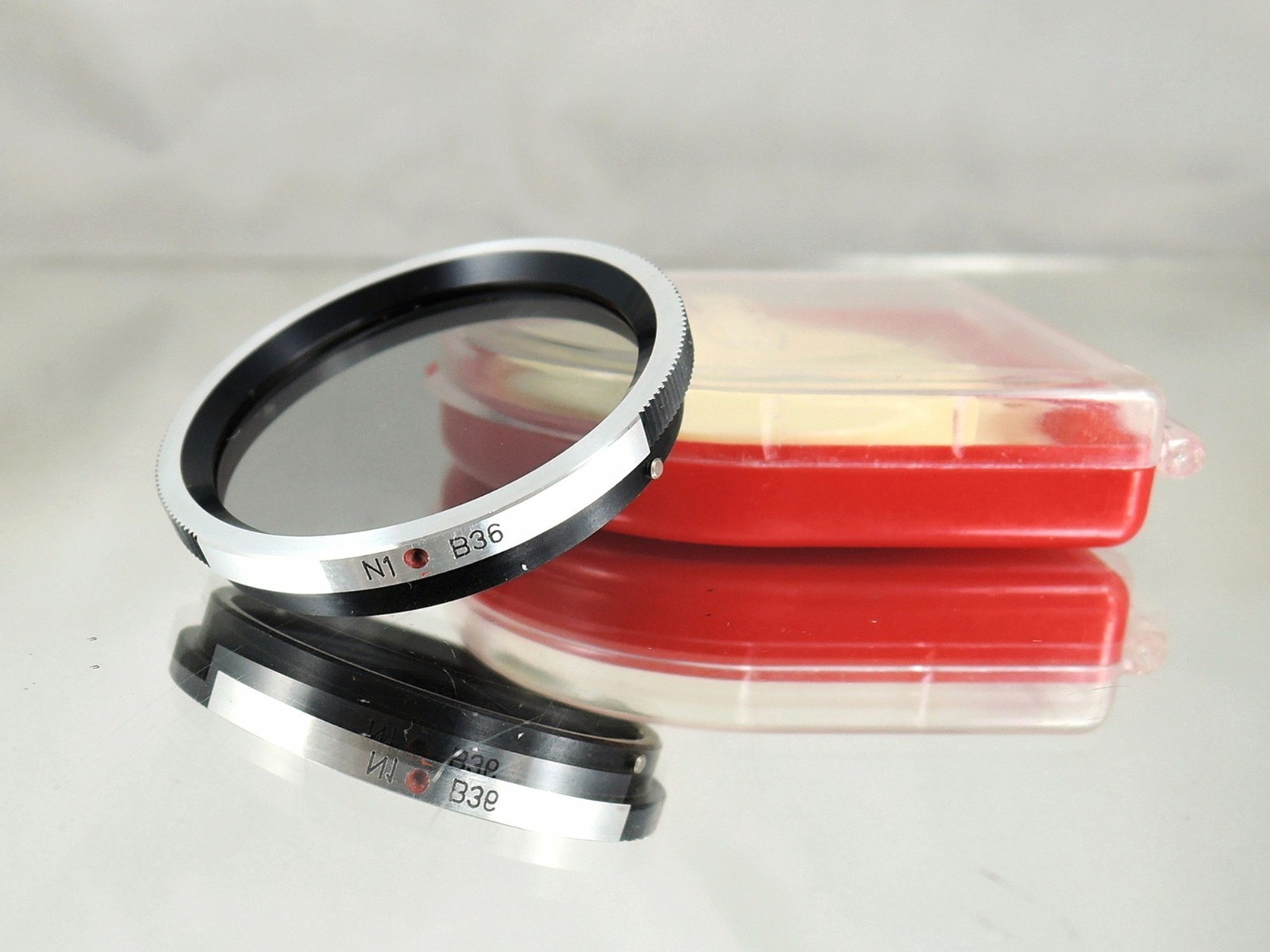 Flexaret MEOPTA N1 B36 Gray Filter Czechoslovakia Genuine Accessories Bayonet