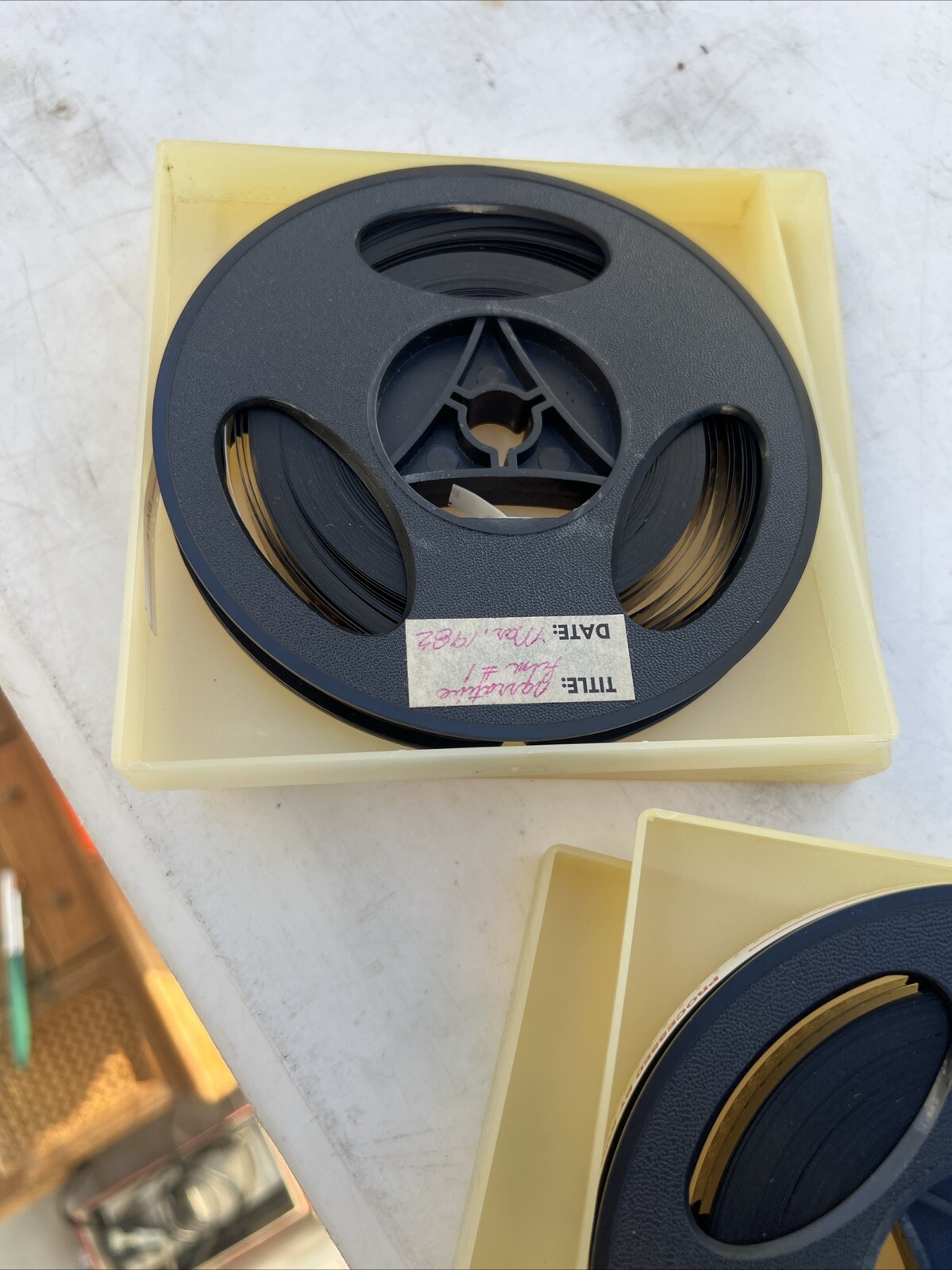 Lot of 5 Baia 8 mm Plastic Dual 8 (Two Hundred-four ) Take Up Reels