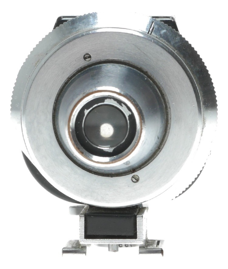 Leitz universal viewfinder fits Leica RF screw mount cameras