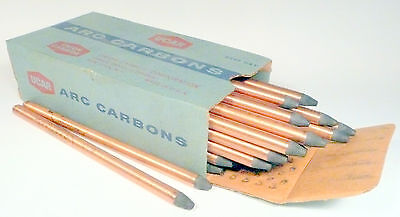 CARBON ARC RODS for 35mm FILM PROJECTION 1 BOX of 7/16″ x 9″ NATIONAL NEGATIVES
