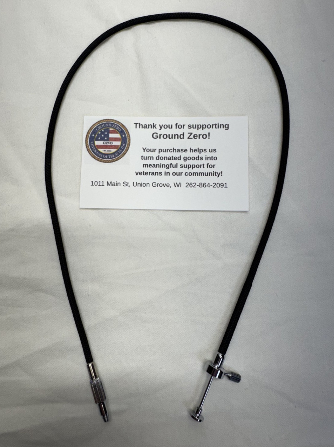 Vintage Made in Japan 19″ inch Camera Shutter Release Cloth Braided Cable