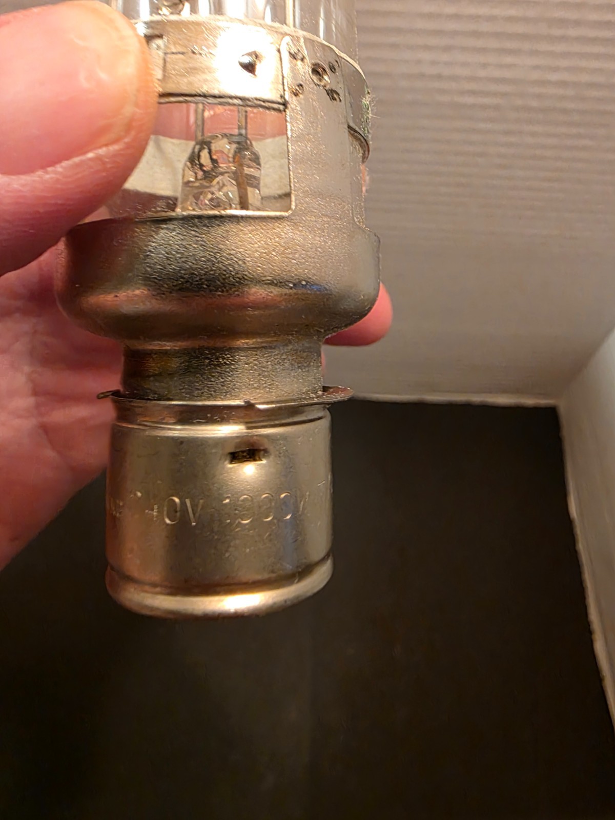 Vintage Mazda Projector Lamp A-E-I England Base Up Burning 240V NOS