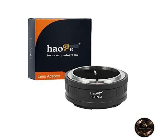 Haoge Manual Lens Mount Adapter for Canon FD Lenses to Nikon Z Mount Cameras