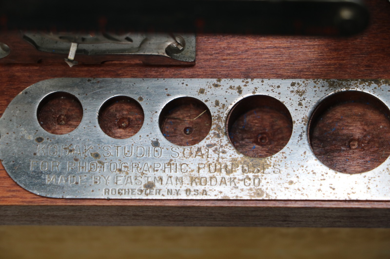 Vintage Kodak Studio Scale Art Deco Complete Weights, Box Chemical, Balance Beam