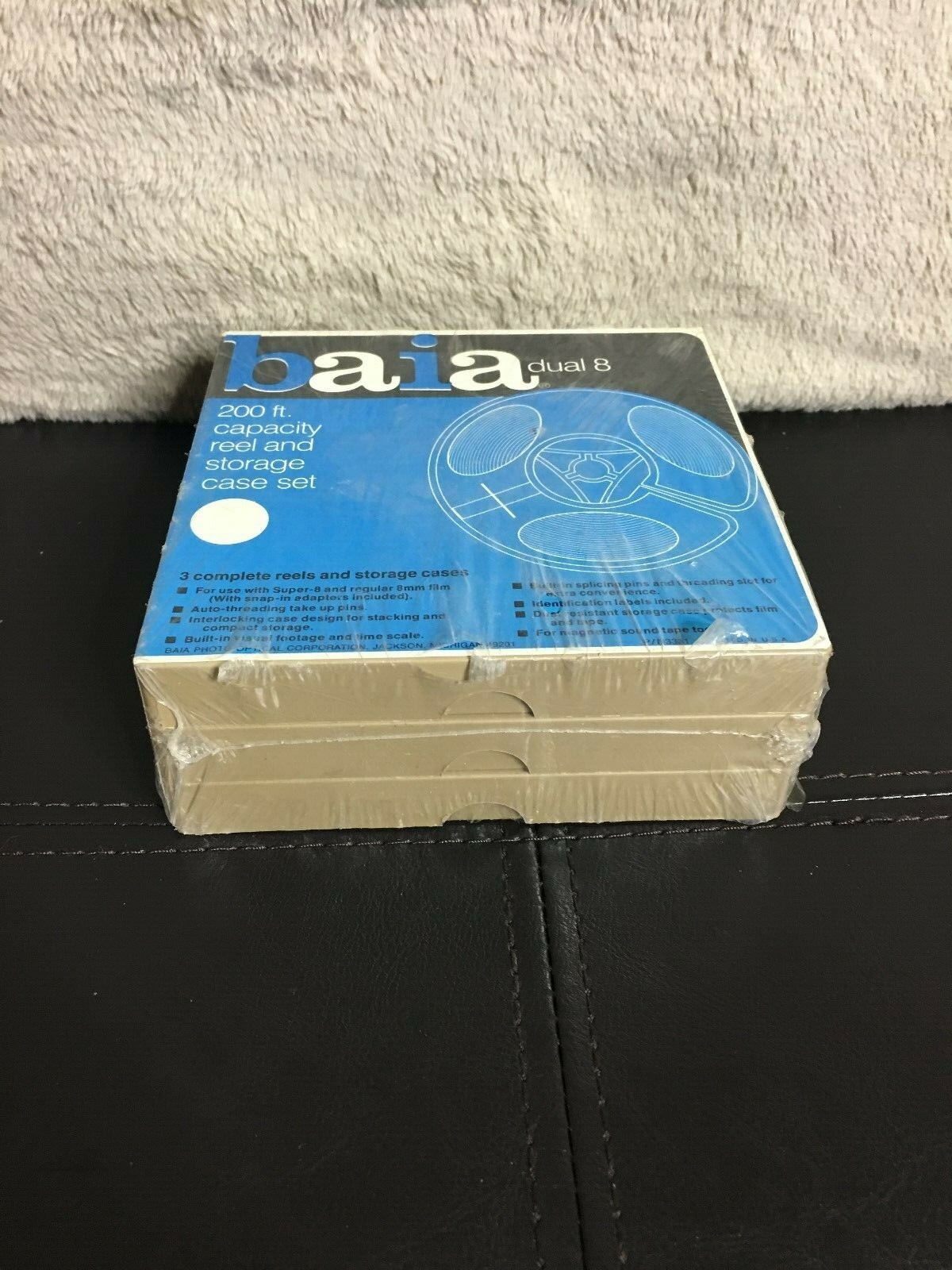 Baia Dual 8 200 ft. Capacity 3 Reel & Storage Set Factory Sealed New Old Stock