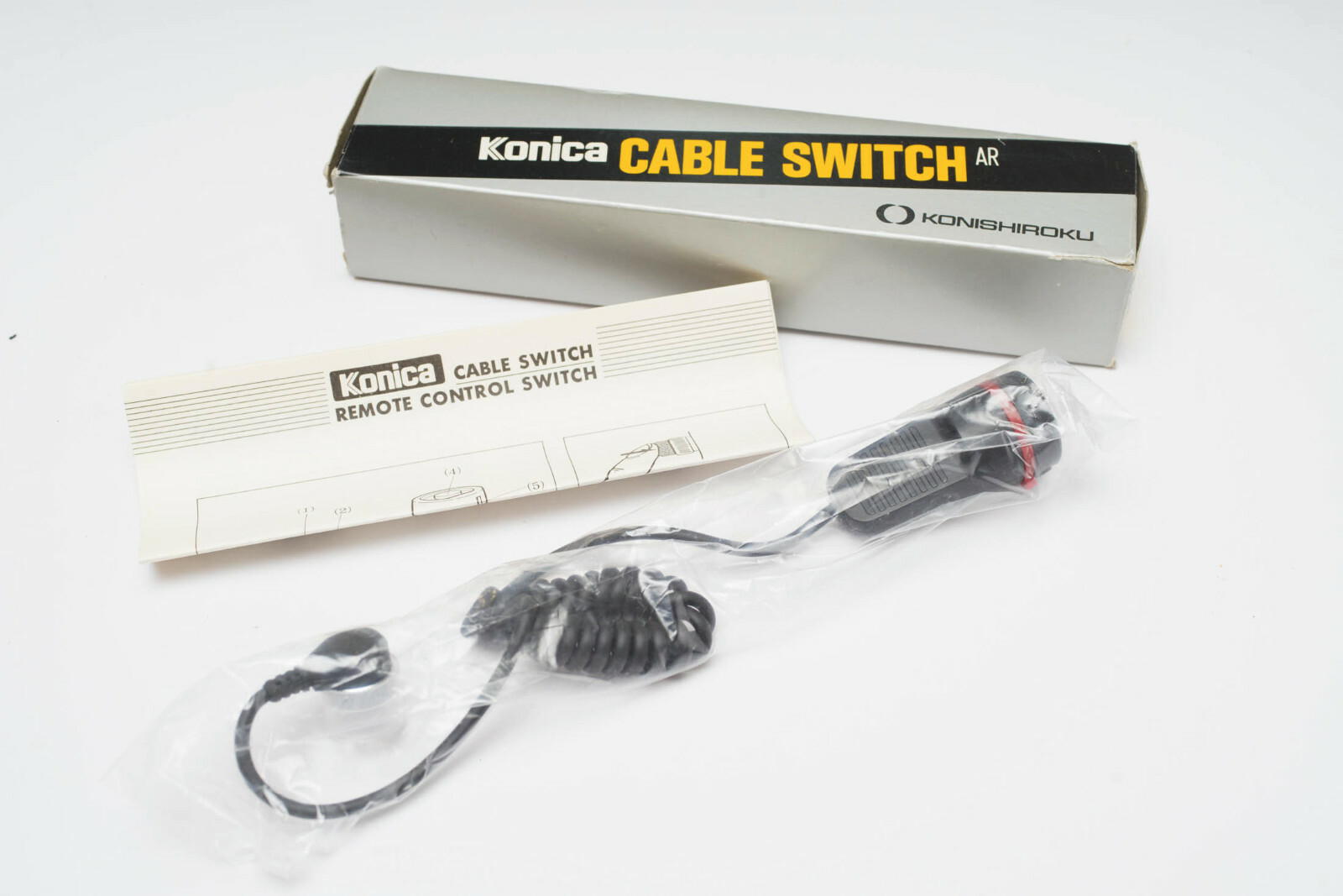 NEW OLD STOCK Konica Remote Control Cable Switch AR for 35mm SLR