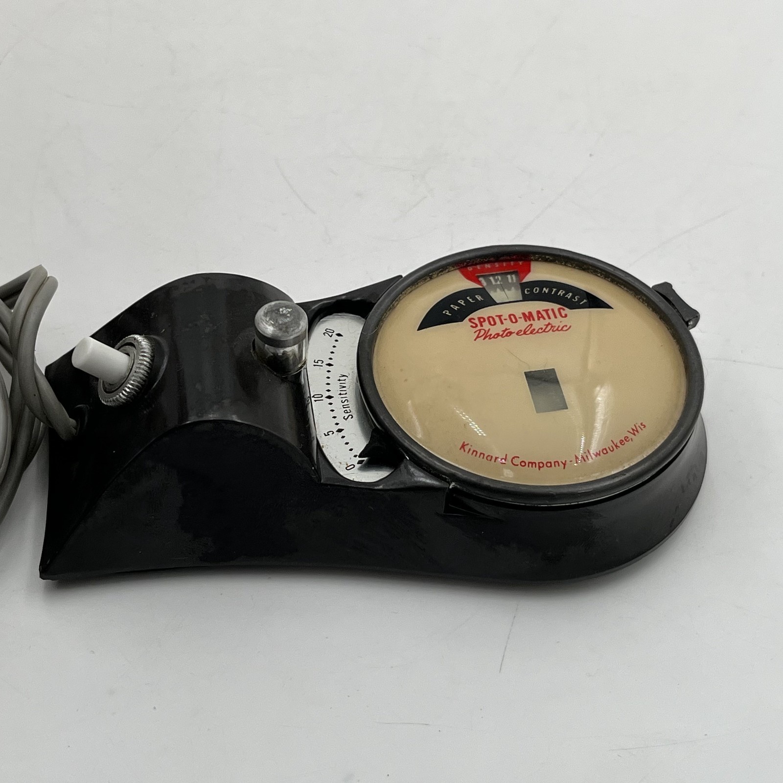 VTG Spot-O-Matic Enlarging Meter Exposure Time Photography Equip Steampunk Decor