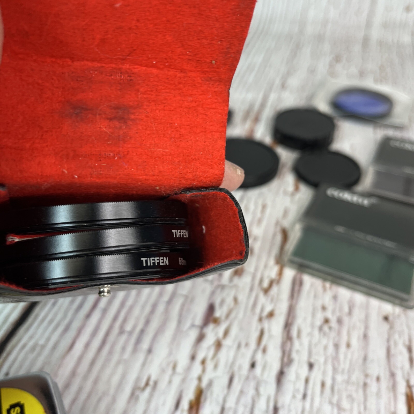 Vintage Camera Lenses And Assorted Parts Cokin ,Rolev , Tiffen