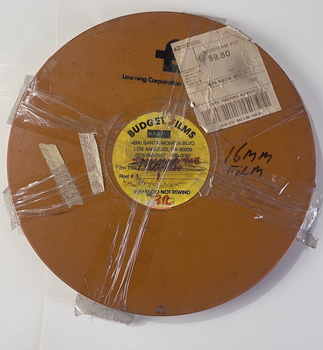 Vintage M*A*S*H 16mm Film Canister – Budget Films LA – “Hawkeye” Episode Rare