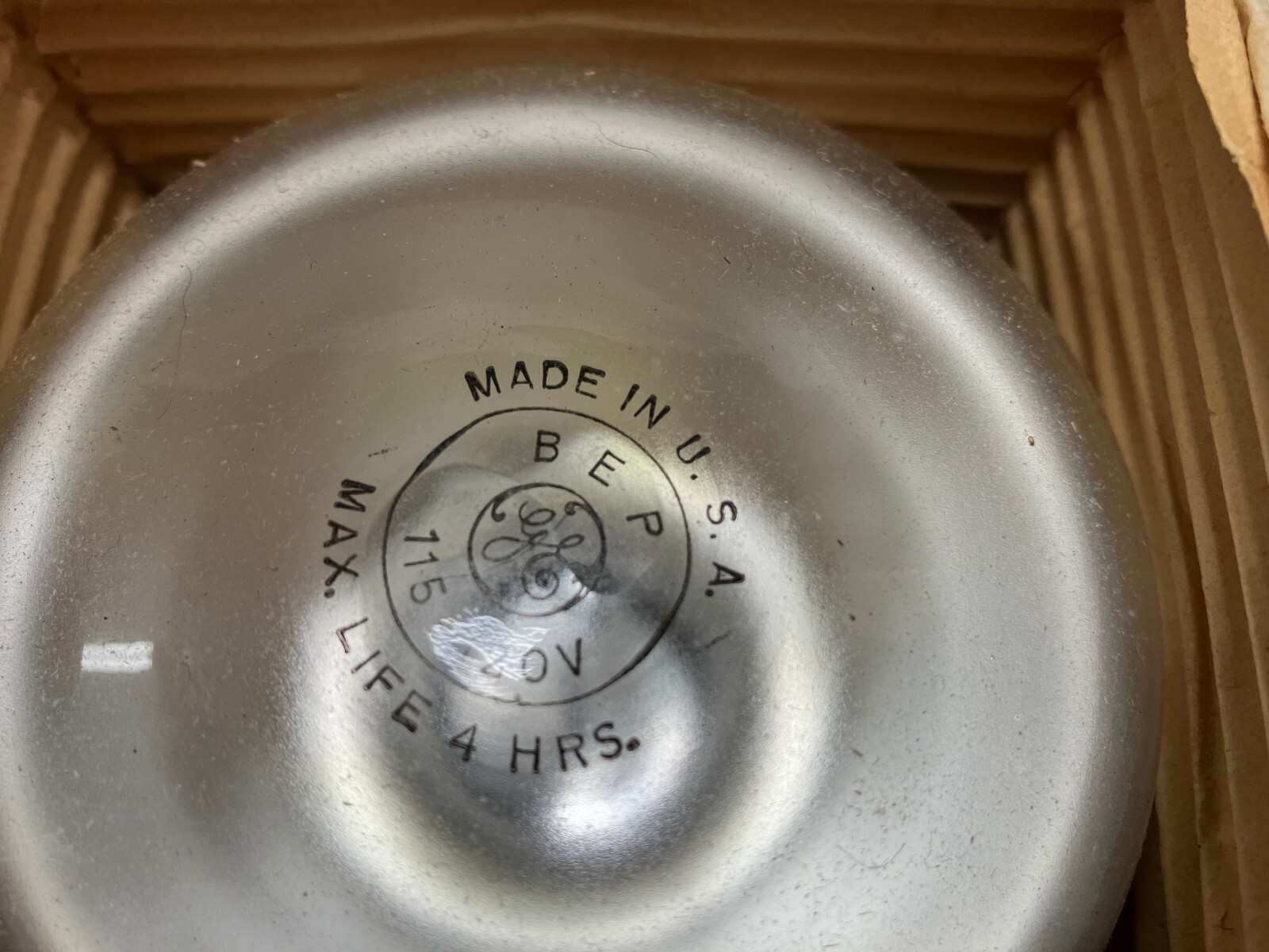 Vintage GE Movie Bar Lights 300 Watt Original Box Untested
