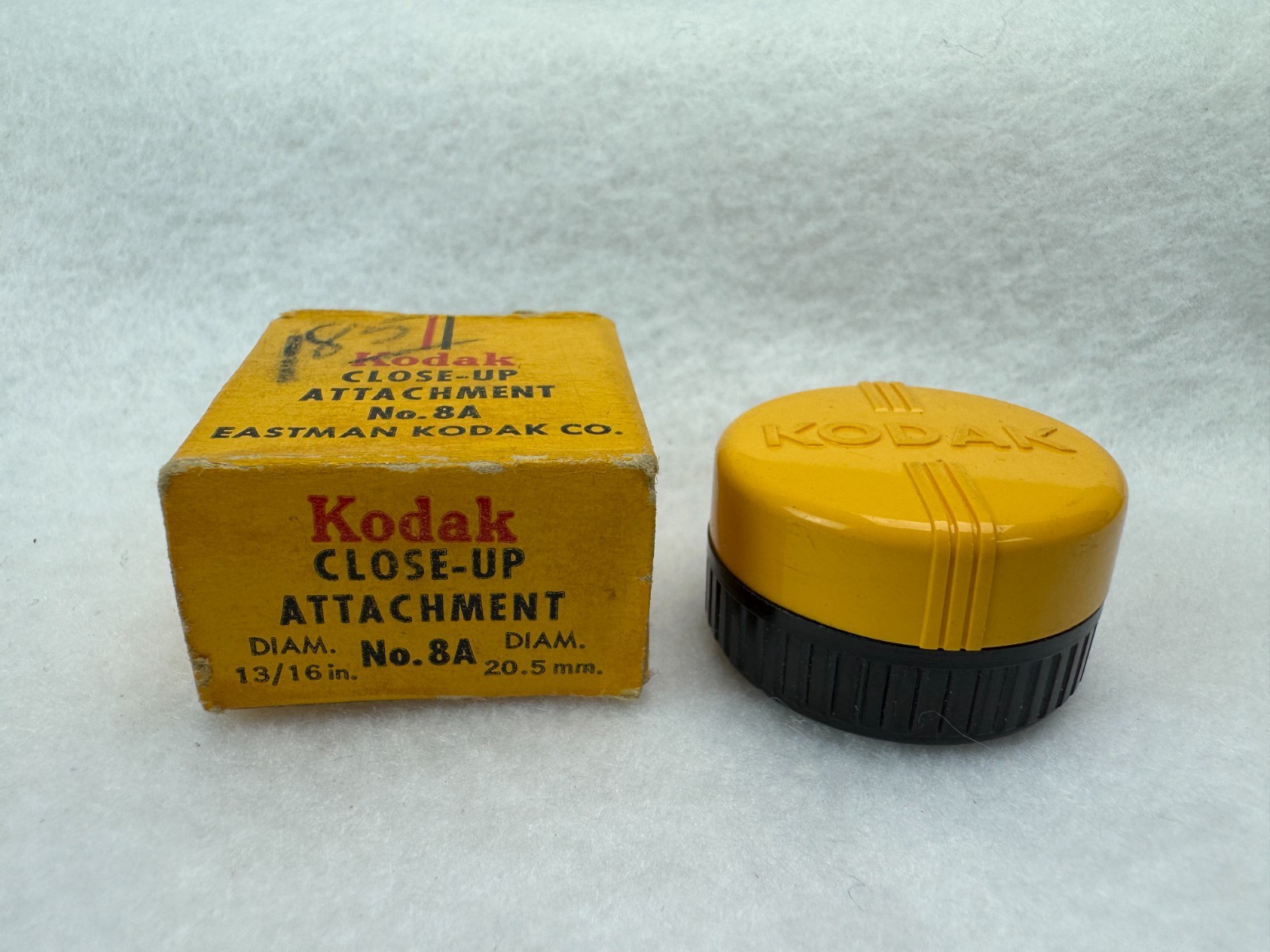 Kodak Close-Up Attachment 8A Camera 20.5mm Original Box 13/16″ Plastic Case