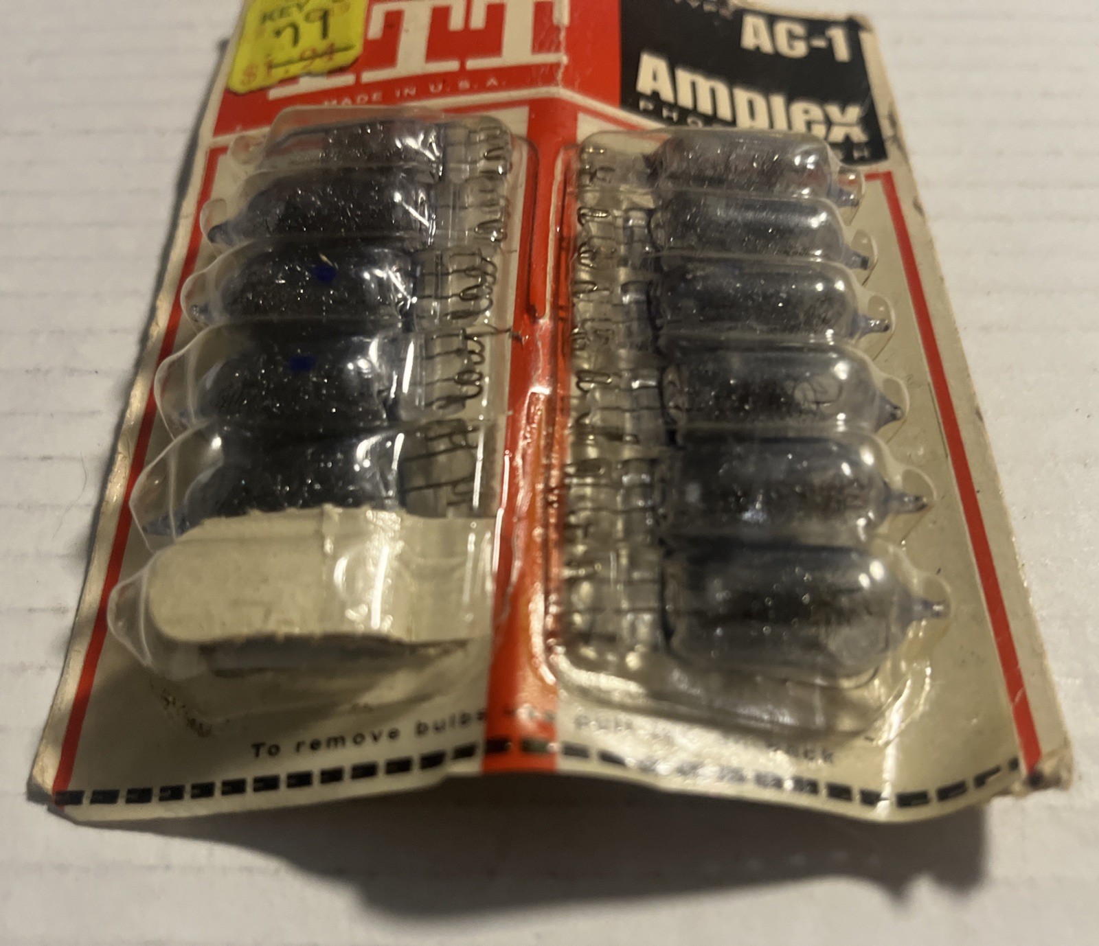 Amplex Type AG-1 Photo flash 12 Pack Minus 1 USA