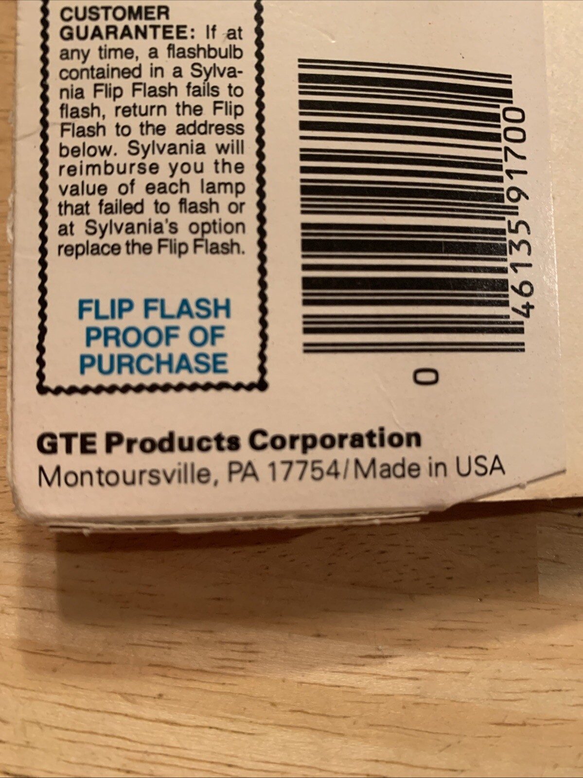 Sylvania Blue Dot Flip Flash Super 10 Flashes | NOS, For Flipflash Cameras
