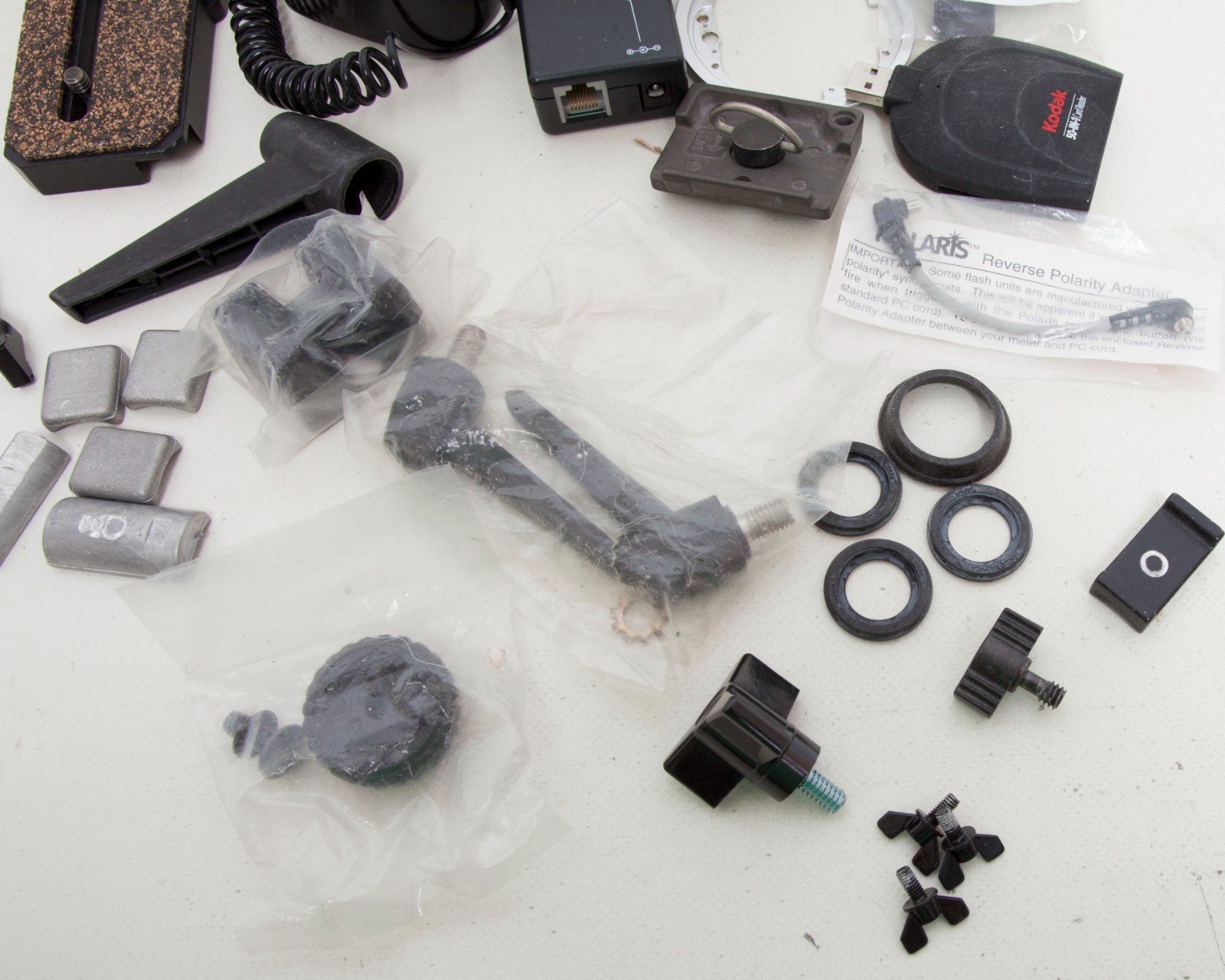 Vintage Photography Accessories Lot – Camera Parts, Canon Digital Gear, Studio