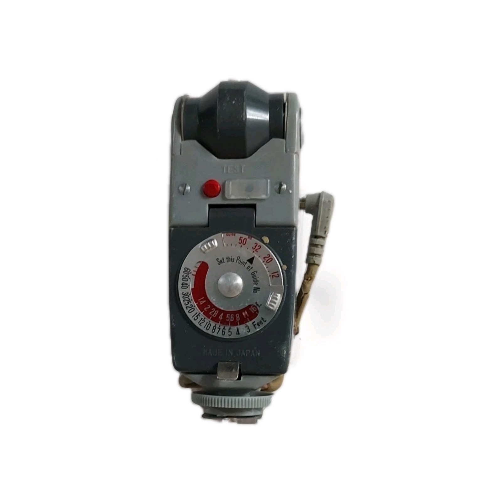 Honeywell Vintage Tilt-A-Mite Camera Equipment Test Button Flash Collapsible Fan