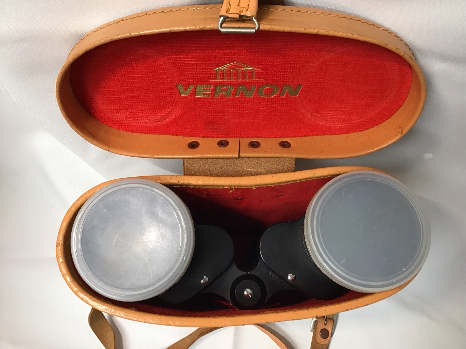VINTAGE Vernon 7×50 Field 7.1deg Binoculars w/ Case No. 658962