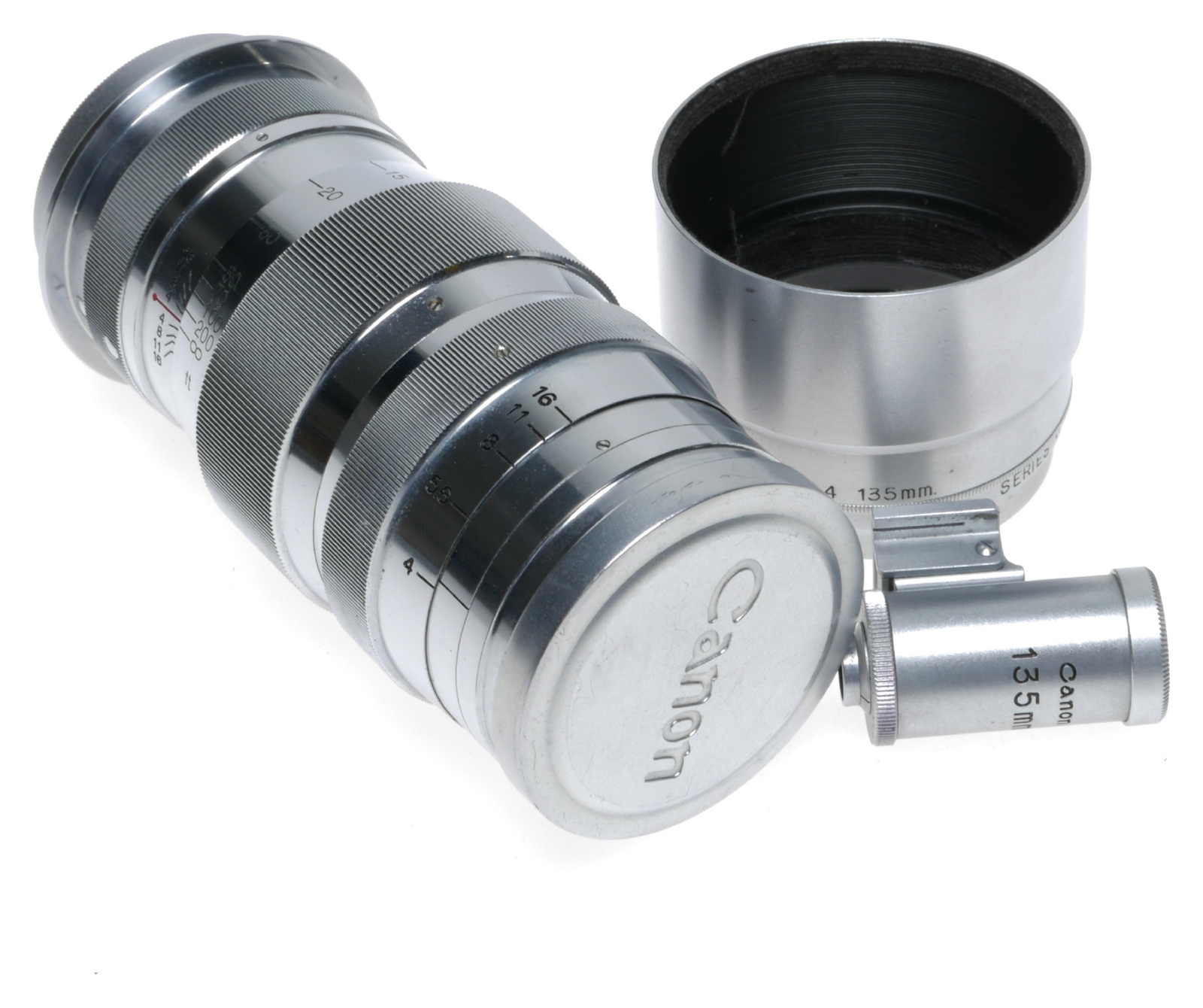 Leica M39 Canon Serenar f:4 135mm Camera Telephoto Lens Finder