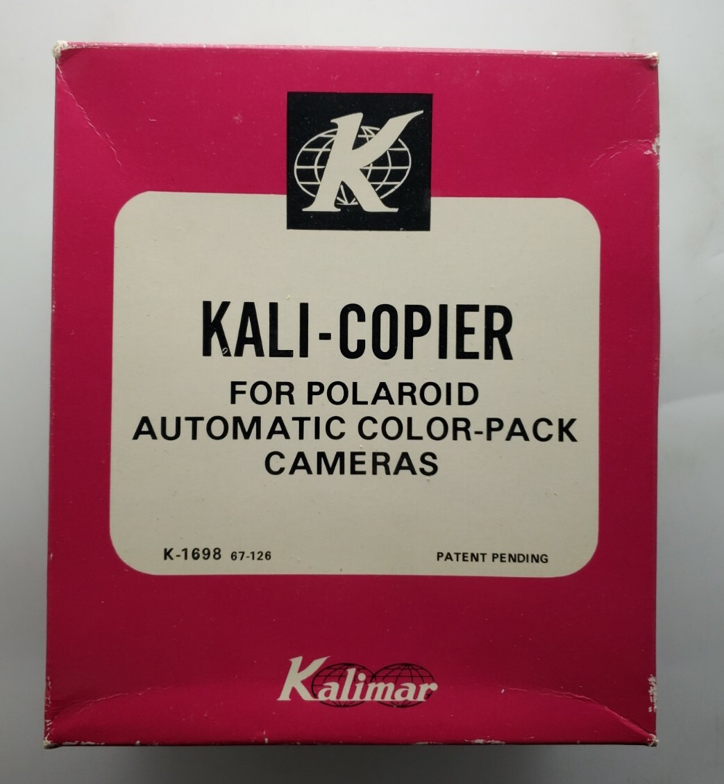 Vintage Kalimar Kali-Copier for Polaroid Filmpack Cameras K-1698