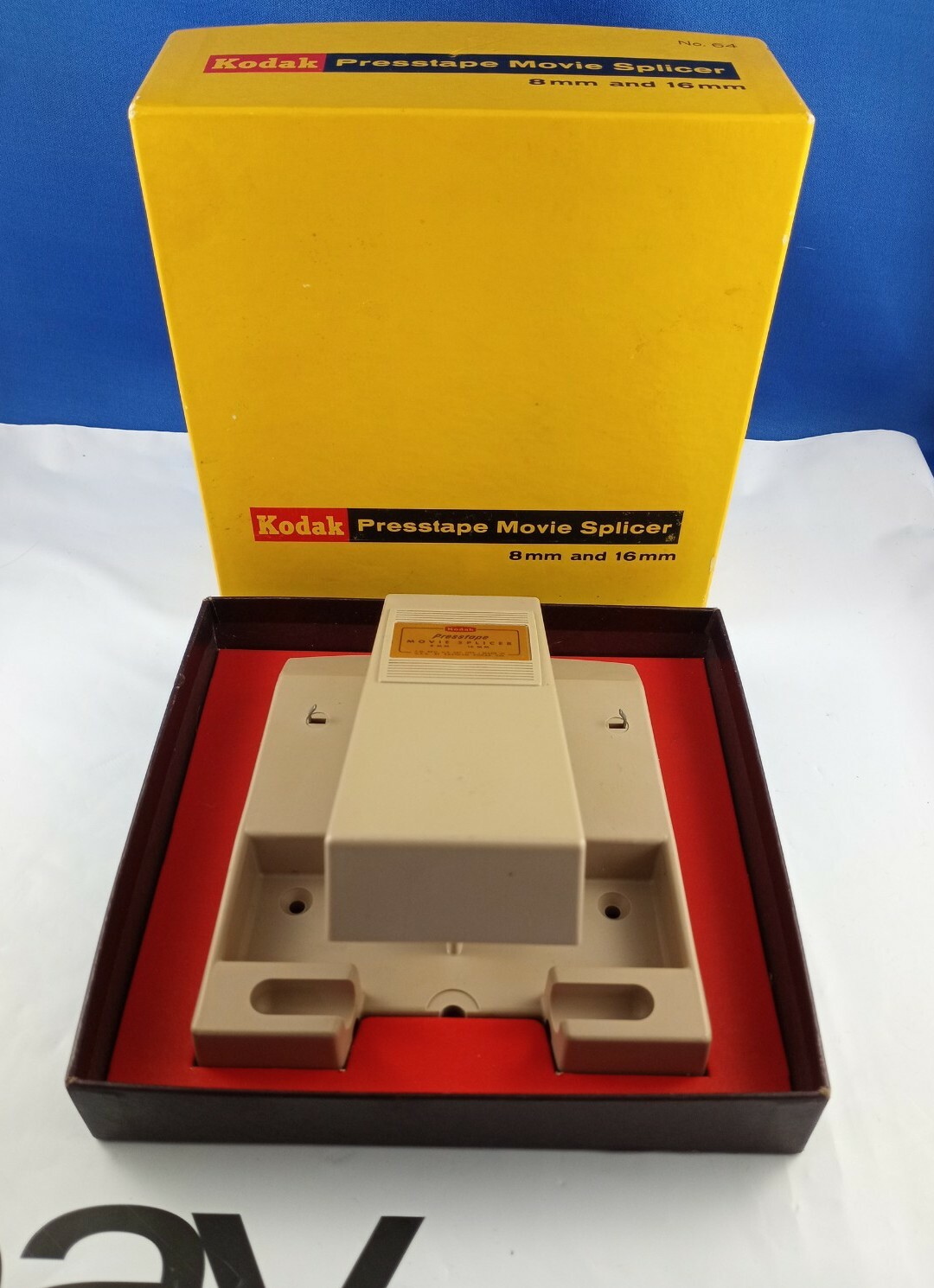 Vintage Kodak Presstape Movie Splicer 8mm 16mm Model 64 original box