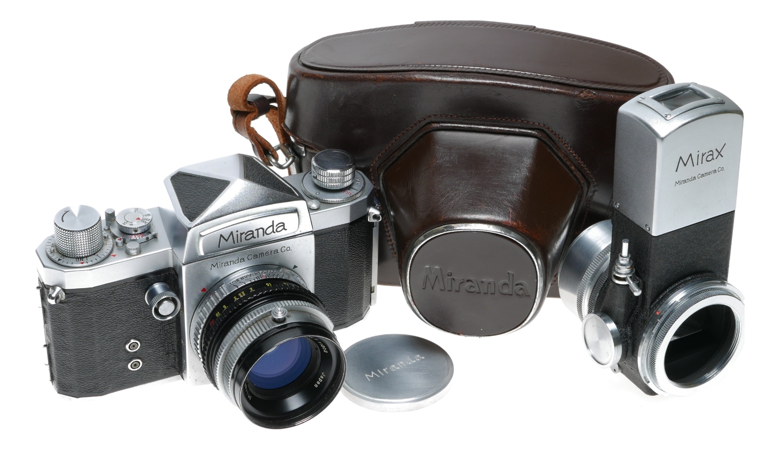 Miranda T 35mm SLR Film Camera 1.9/50 Mirax Reflex Housing