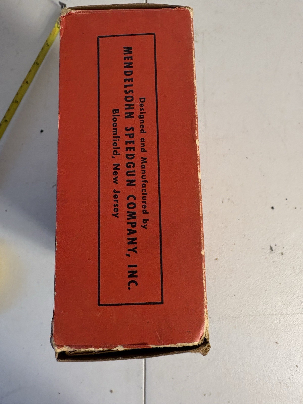 Vintage Mendelsohn Universal Flash Speed Gun Junior With Box (untested)