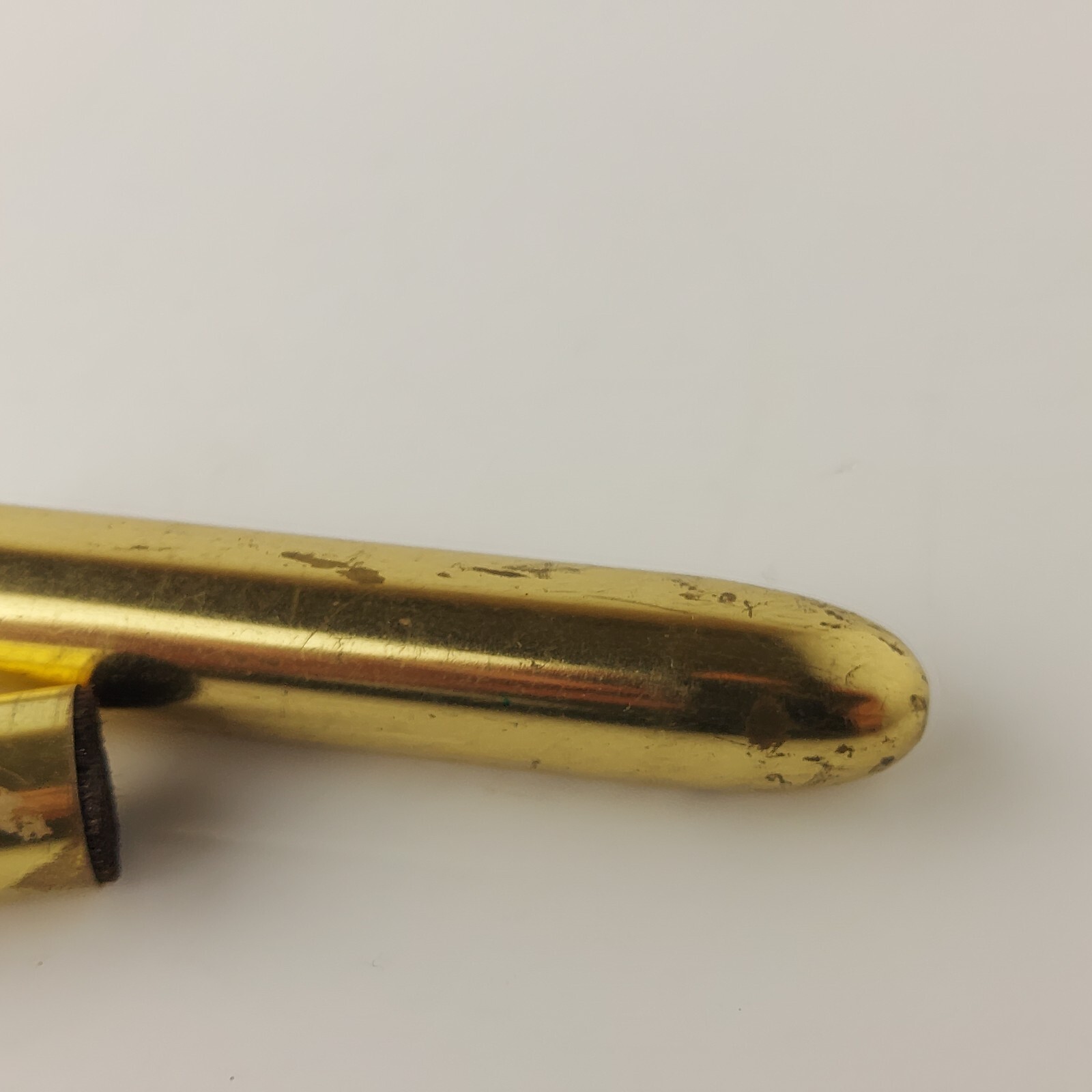 Vintage Retractable Double Ended Brass Camera Lens Brush and Polisher #5856