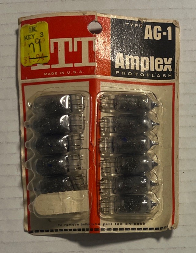 Amplex Type AG-1 Photo flash 12 Pack Minus 1 USA