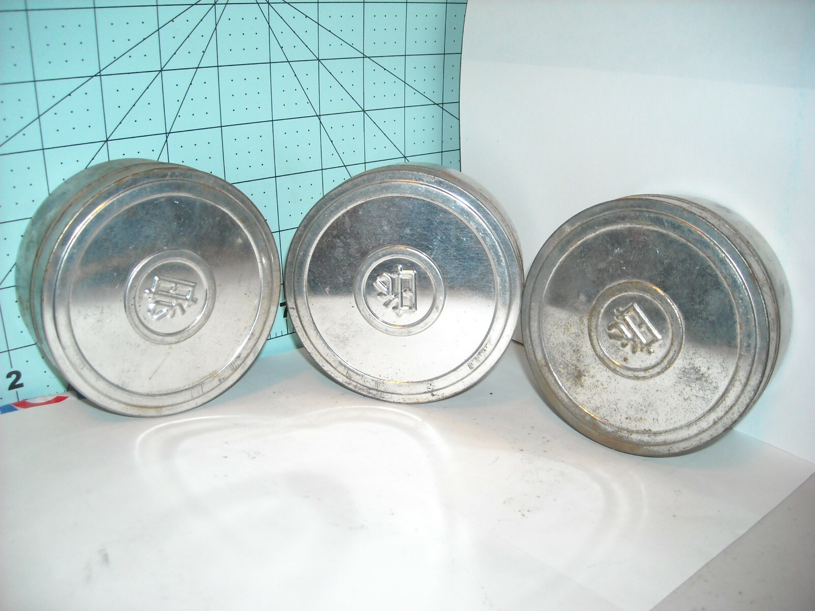 vintage movie tins EKC 3 3/4″X1 5/8″ Kodak original three