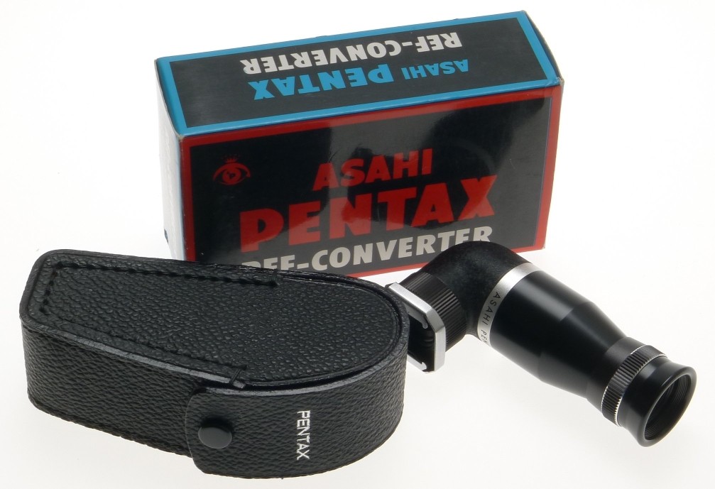 ASAHI PENTAX REF-CONVERTER RIGHT ANGLE HOT SHOE VIEWFINDER FOCUSING EYEPIECE NEW