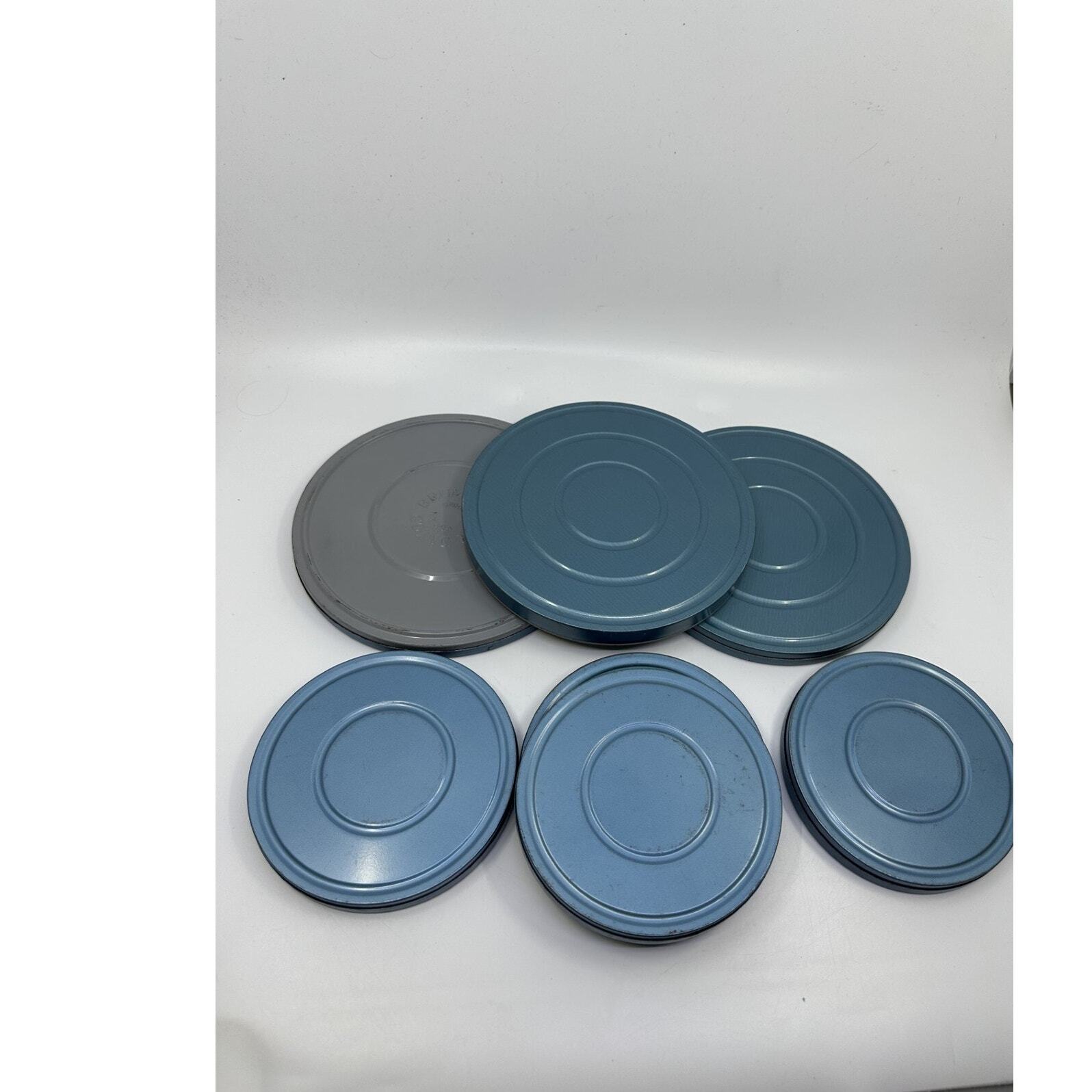 Vintage Korvette Dept. Store Film Canisters with Storage Case & Accessories