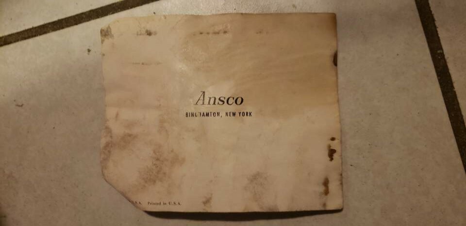 Ansco Black Universal Flash Unit for Vintage Film Camera with Manual & Bracket
