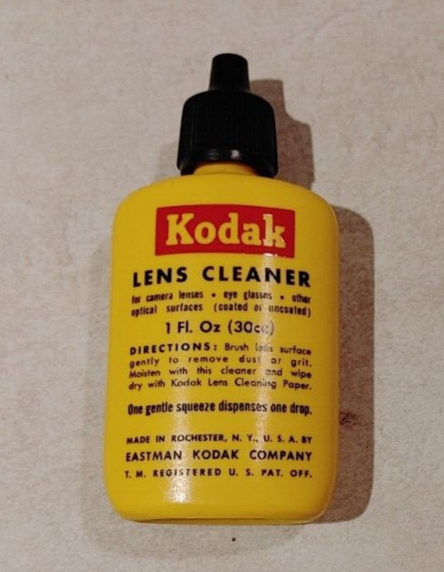 Kodak Lens Cleaning Paper & Solution Set, Original Vintage USA