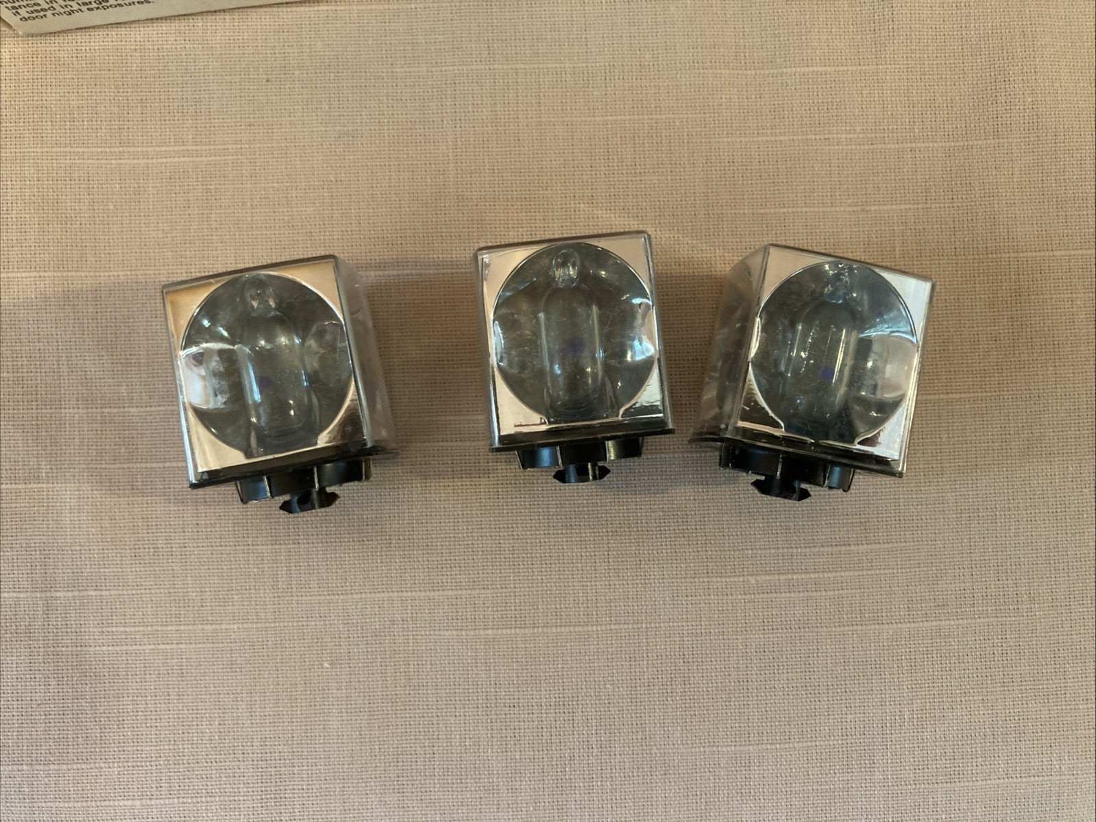 Sylvania Blue Dot Flash Cubes Vintage 3 Pk Camera Flash GTE Products USA
