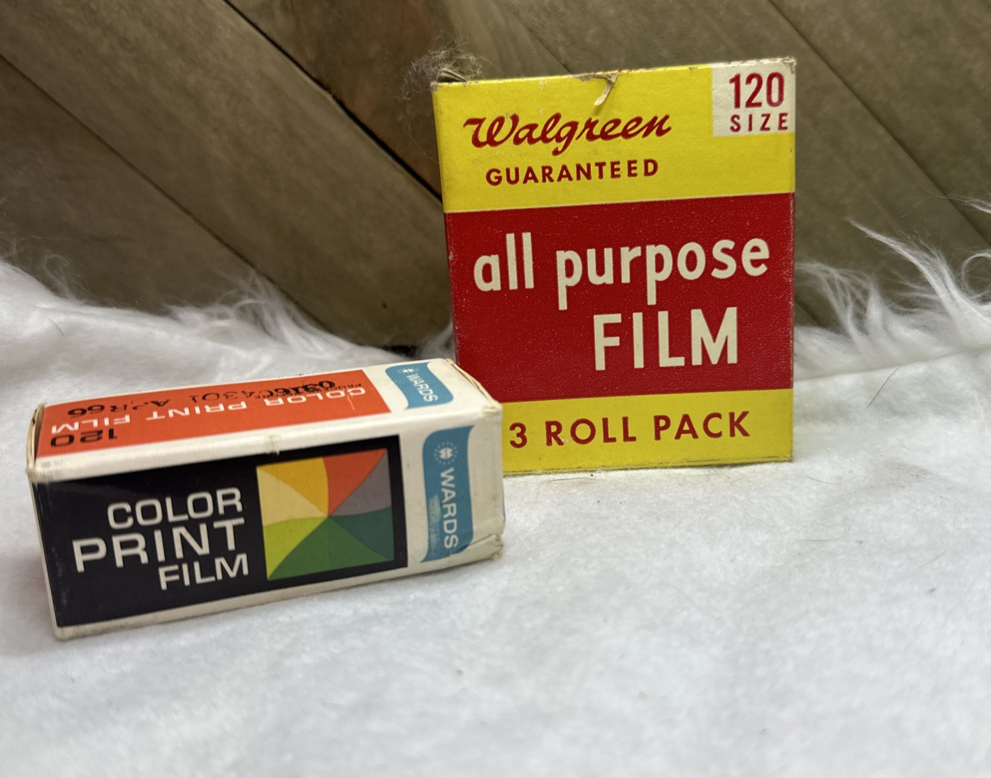 Walgreens 4 Film Dec.61 Sealed All Purpose 120 Size Made In Belgium