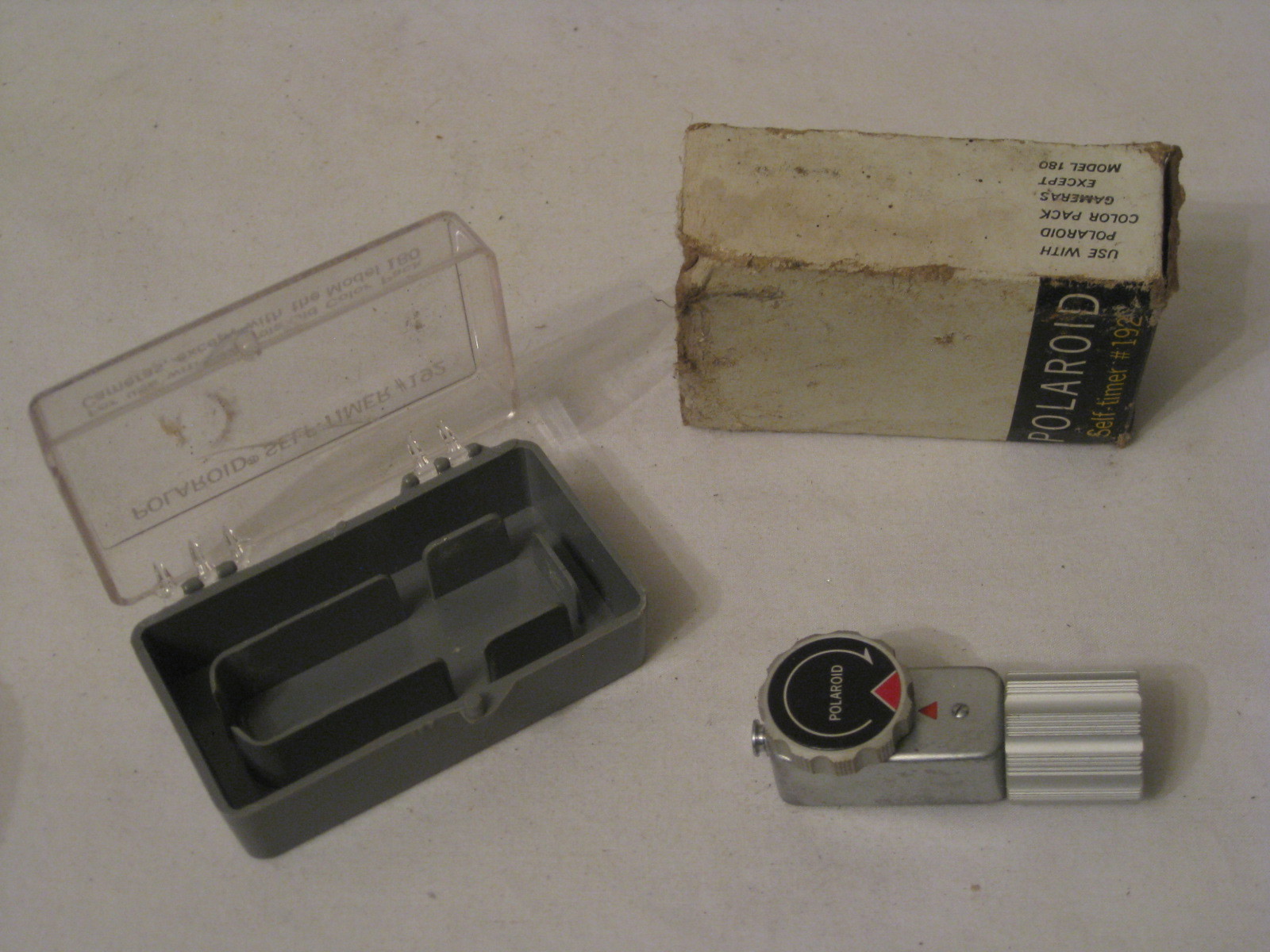 vintage POLAROID SELF-TIMER #192 camera photography time w/ hard case