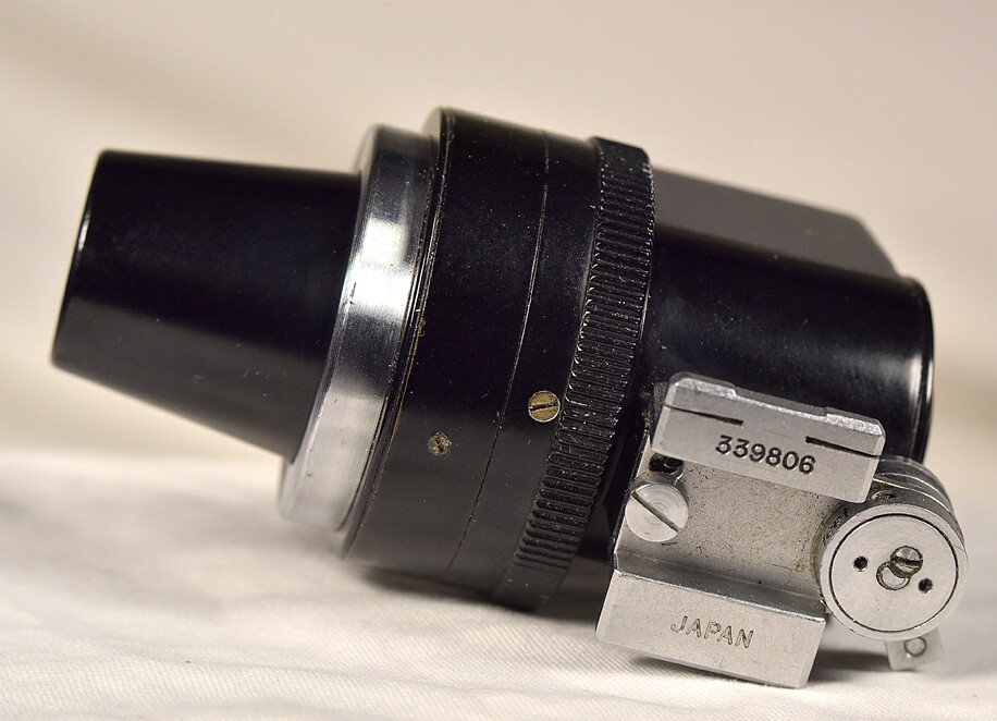 Nikon Rangefinder Variframe Finder / Type 7 / Black / Serial No. 339806 /